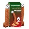 Big Bull Dragon Condom 6 Inch – Premium latex condom with dragon-scale texture for enhanced pleasure and reliable protection.